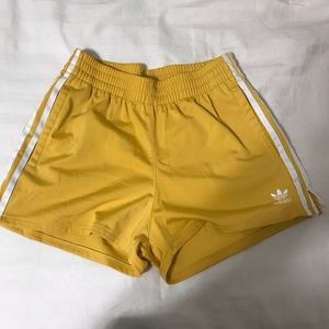 Yellow Adidas Shorts
